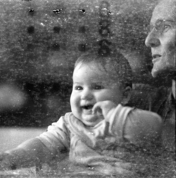 Joyful Child in vintage style