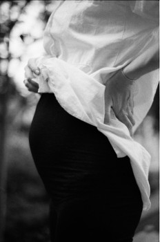 Elegant Maternity Silhouette