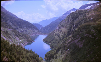 River Valley Landscape on color film